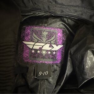 Fly racing motocross pants with zip in lining
